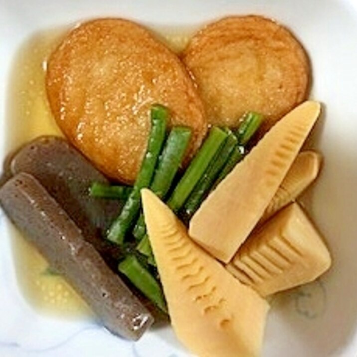 さつま揚げ こんにゃく 筍 わらびの煮物 レシピ 作り方 By 2727椿 楽天レシピ さつま揚げ こんにゃく 筍 わらびの煮物 レシピ 作り方 By 2727椿 楽天レシピ